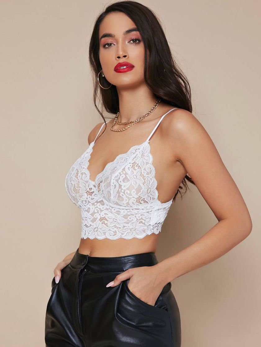 Moda Top Bralette Lace Crop