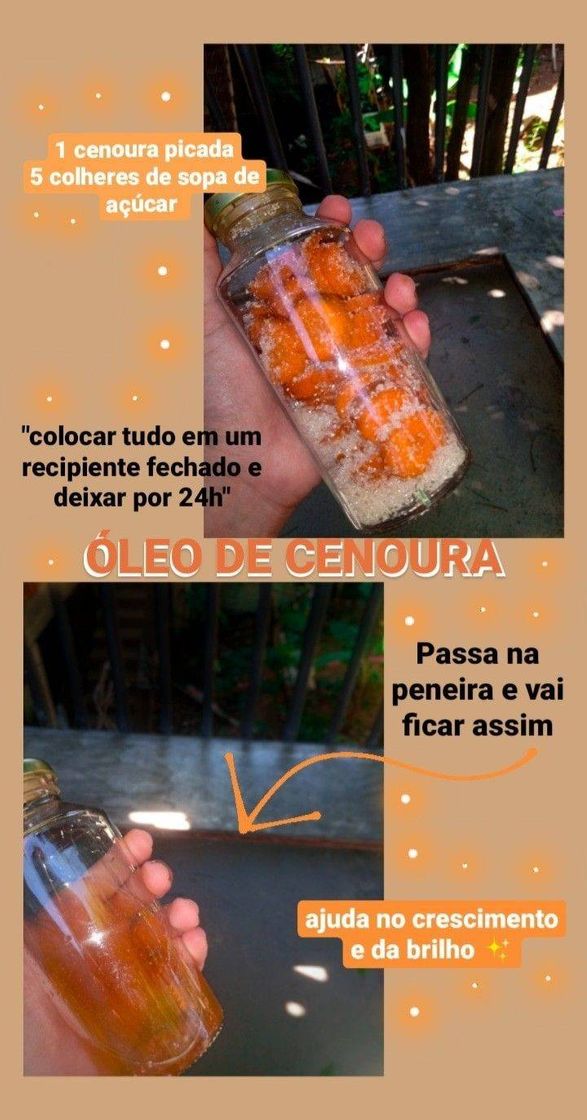 Moda Óleo de cenoura 🥕💆🏻‍♀️