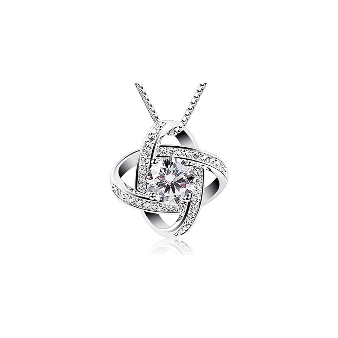 Social B.Catcher Collar Mujer Plata de Ley 925 ''Eres la luz de mis