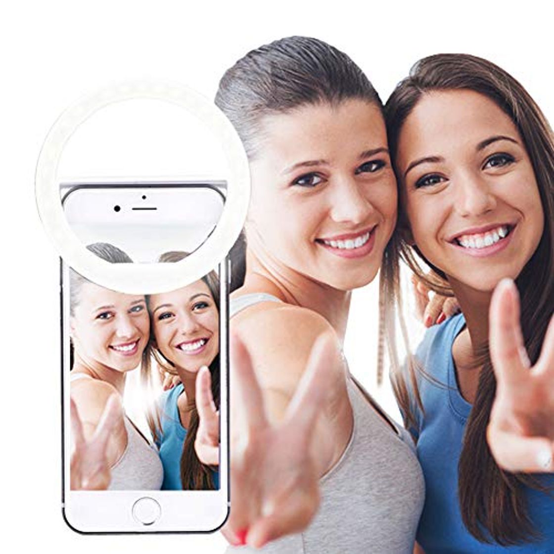 Social AUTOPkio Selfie la luz del anillo
