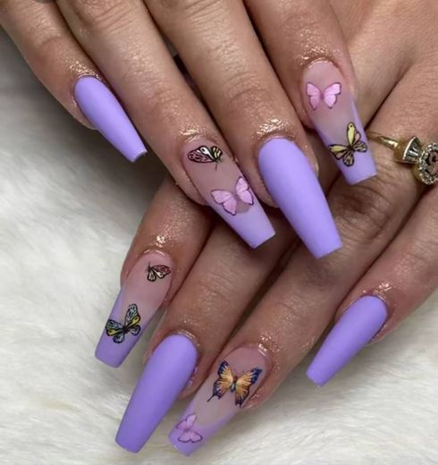 Unhas Lilás perfeitas💜🧚‍♀️