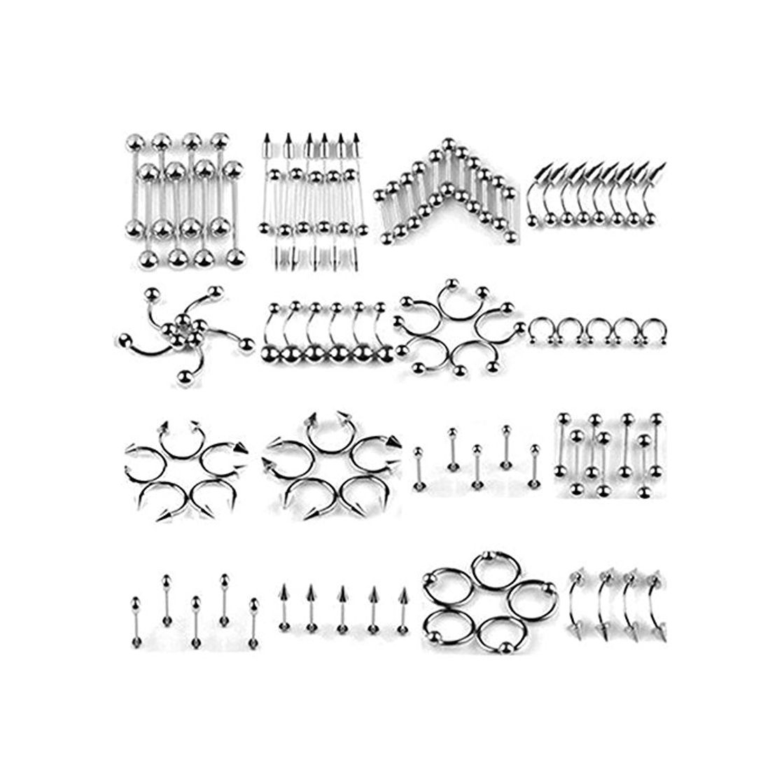 Social Amasawa Piercings(85 Pcs)