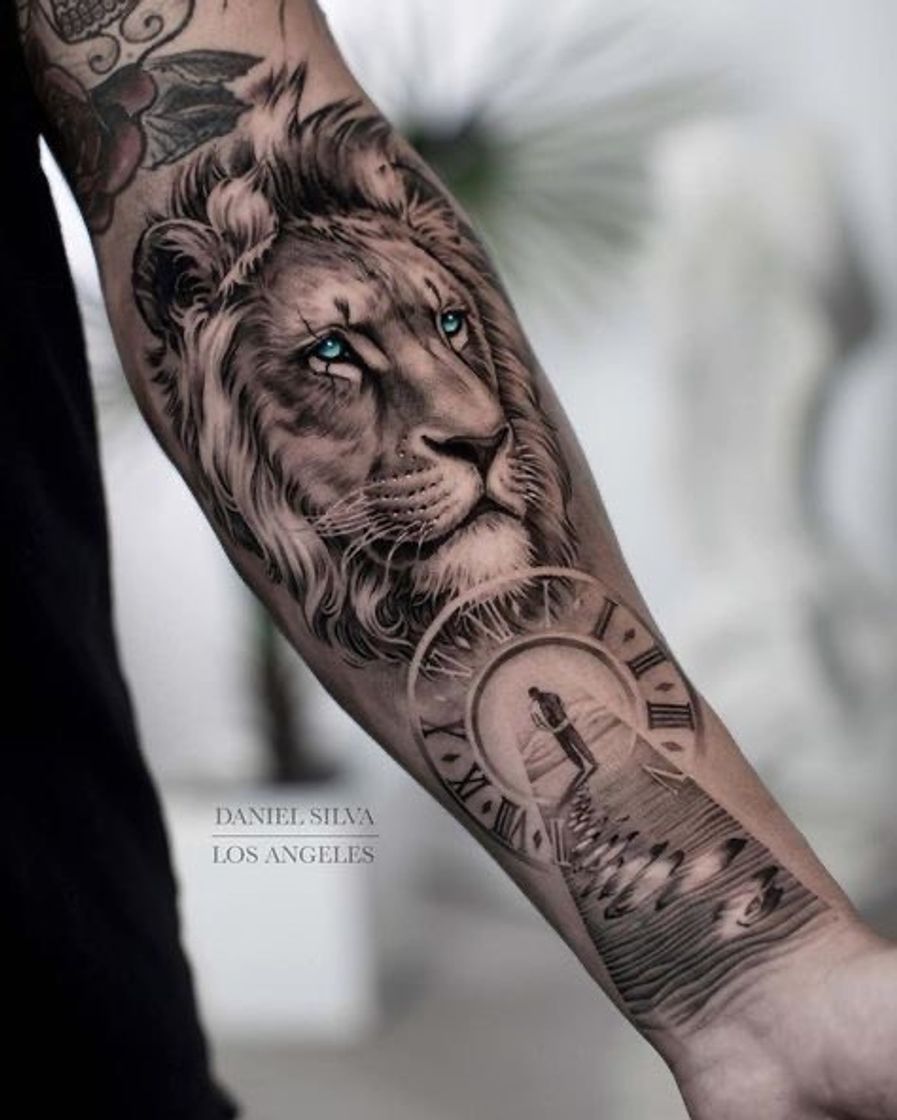 Moda Tatto leão 