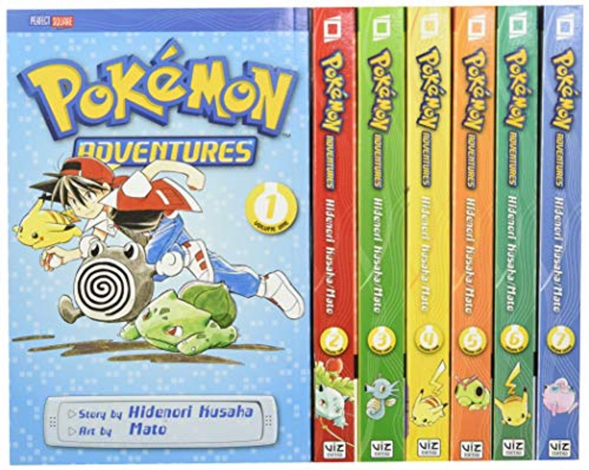 Book Pokémon Adventures Red & Blue Box Set: Set includes Vol. 1-7