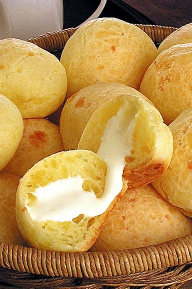 Fashion Pão de queijo recheado com catupiry 