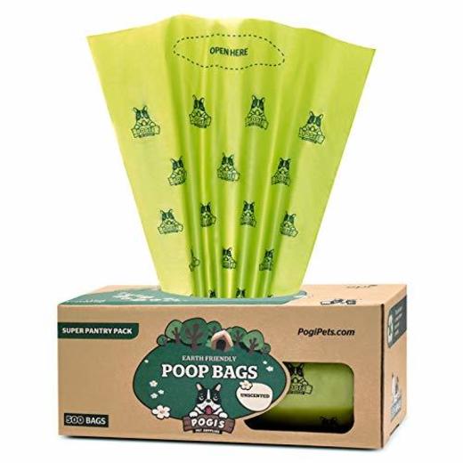 Pogi's Poop Bags - Bolsas para excremento de Perro - 500 Bolsas