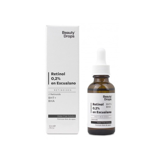 Retinol 0'2% en escualano de Beauty Drops