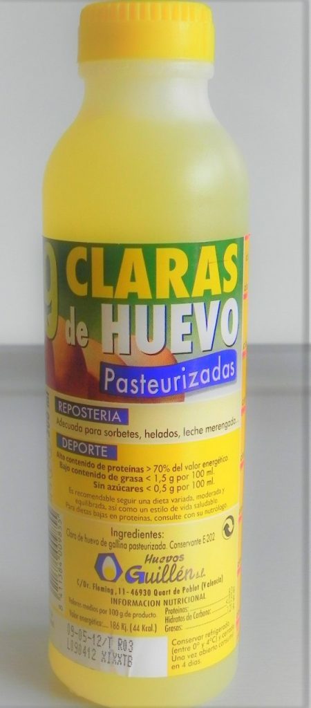 Productos Claras de huevos Mercadona