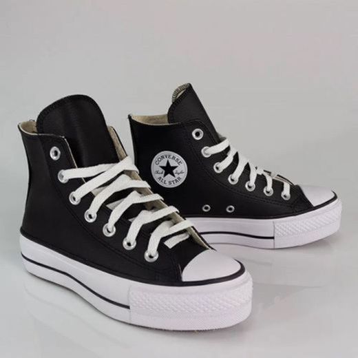 Converse Chuck Taylor All Star Hi, Zapatillas Unisex Adulto, Negro