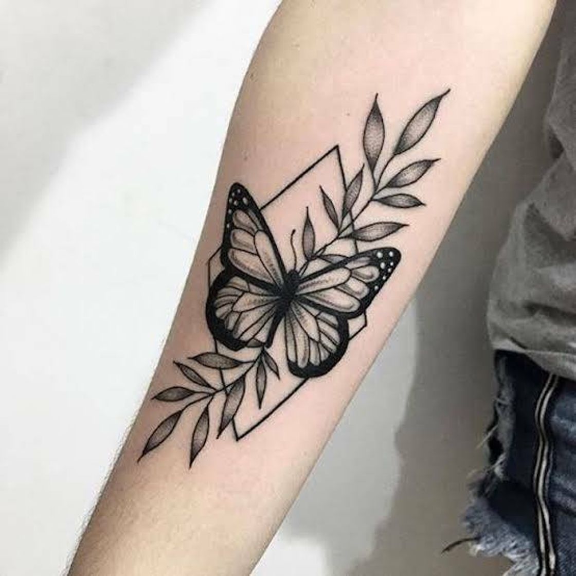 Fashion Tatuagem de borboleta