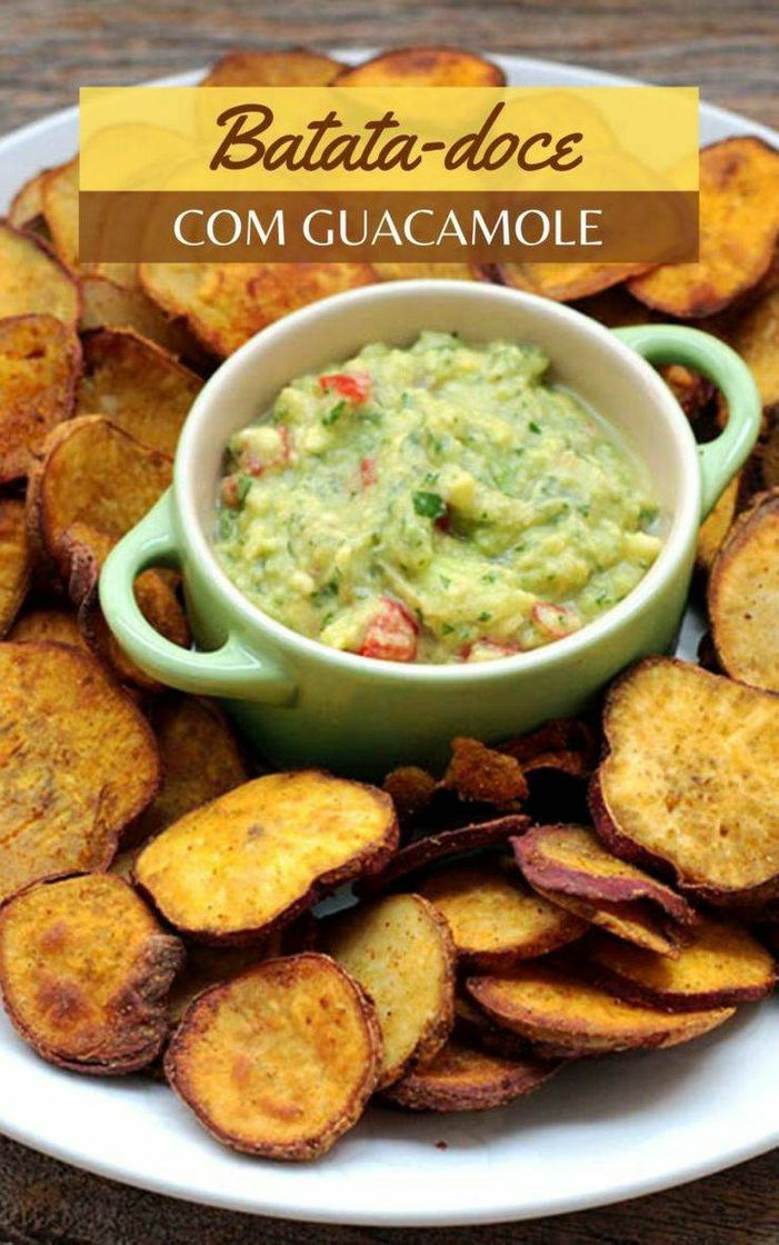 Moda Batata doce com guacamole