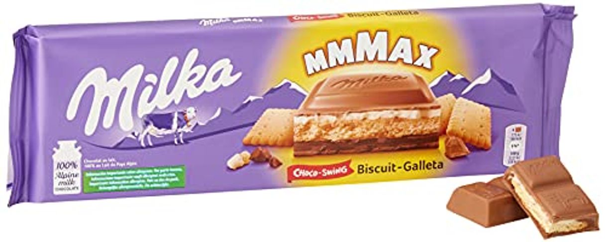 Social Milka ChocoSwing Chocolate con Leche Relleno de Galleta