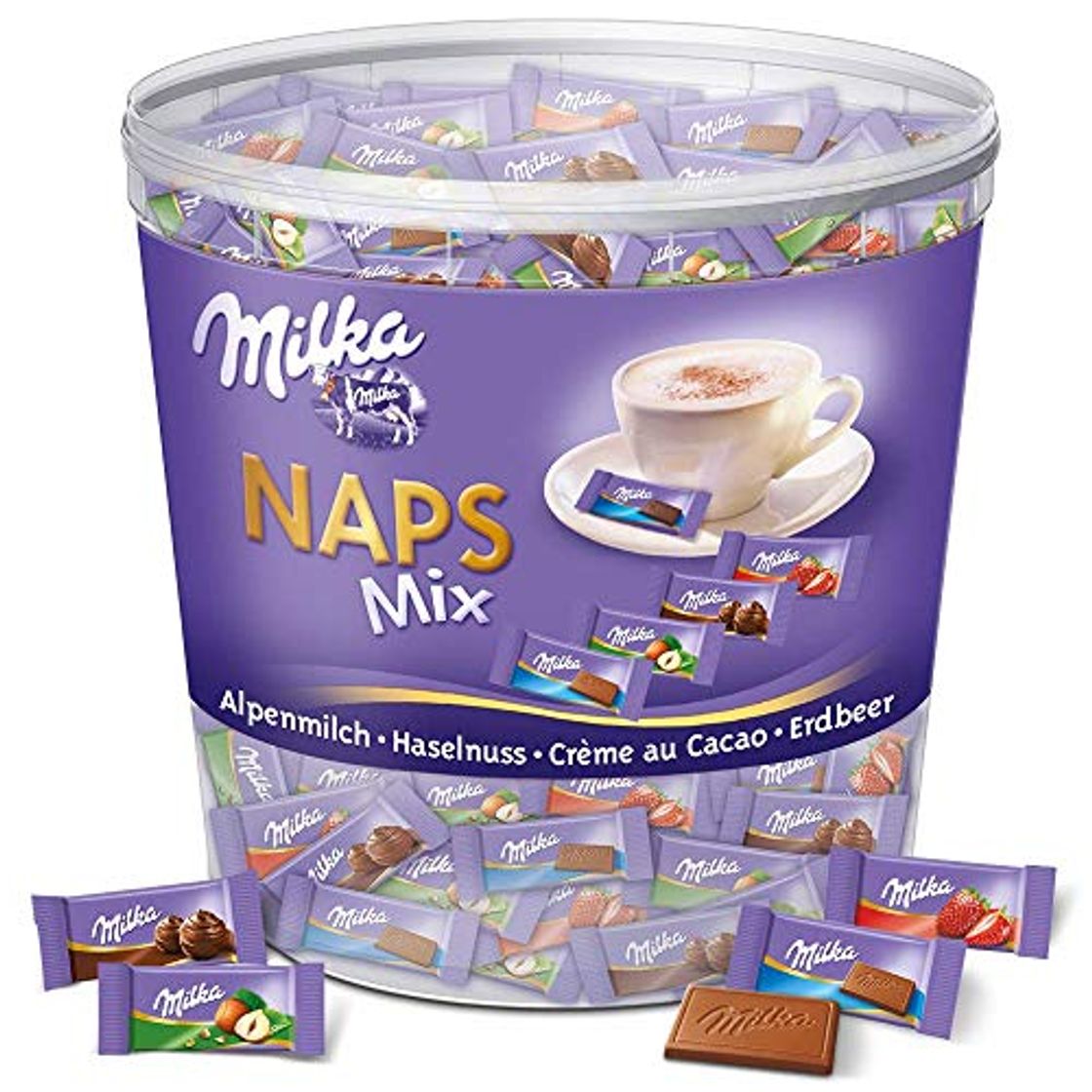 Producto MILKA NAPS Mix Chocolate 207 x 5g