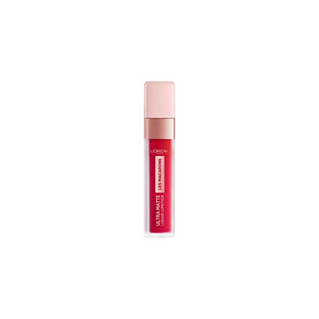 Beauty L'Oréal Paris Les Macarons 828 Framboise Frenzy Pintalabios Mate Permanente Rojo Aframbuesado