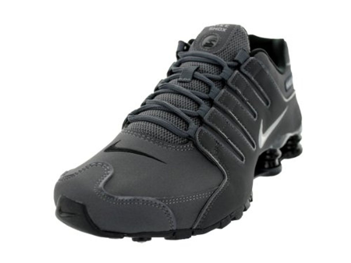 Moda Nike Mens Shox NZ Dark Grey Leather Trainers 41 EU