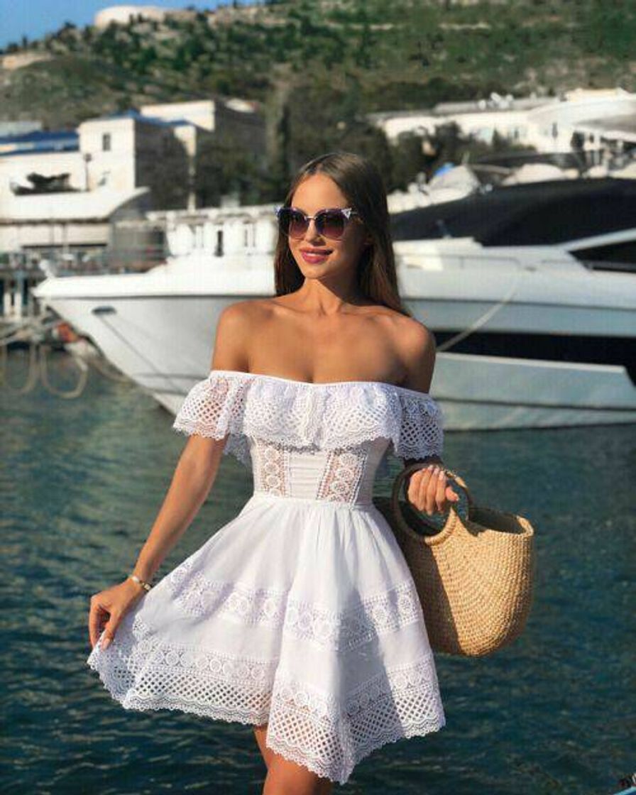 Fashion Vestido branco