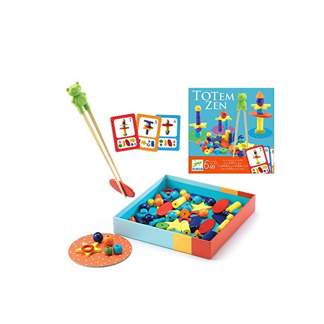 Product DJECO- Juegos de acción y reflejosJuegos educativosDJECOJuego Totem Zen, Multicolor