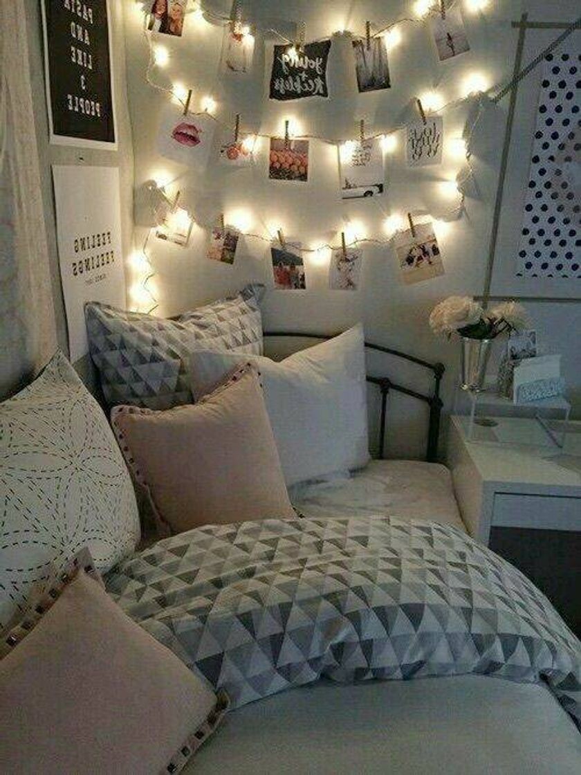 Moda Quarto com luzes de led