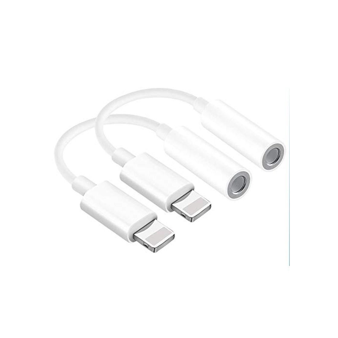 Producto [2 Pack] Adaptador de iPhone Adaptador Jack de 3.5 mm Conector de