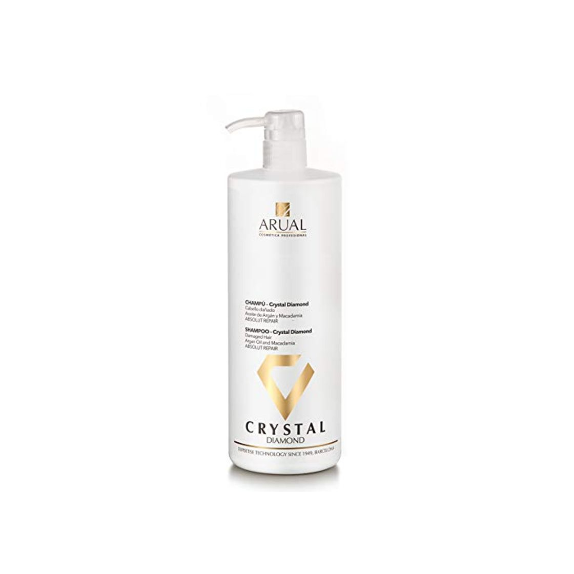 Arual Champú Crystal 1000ml Reparador Cabello
