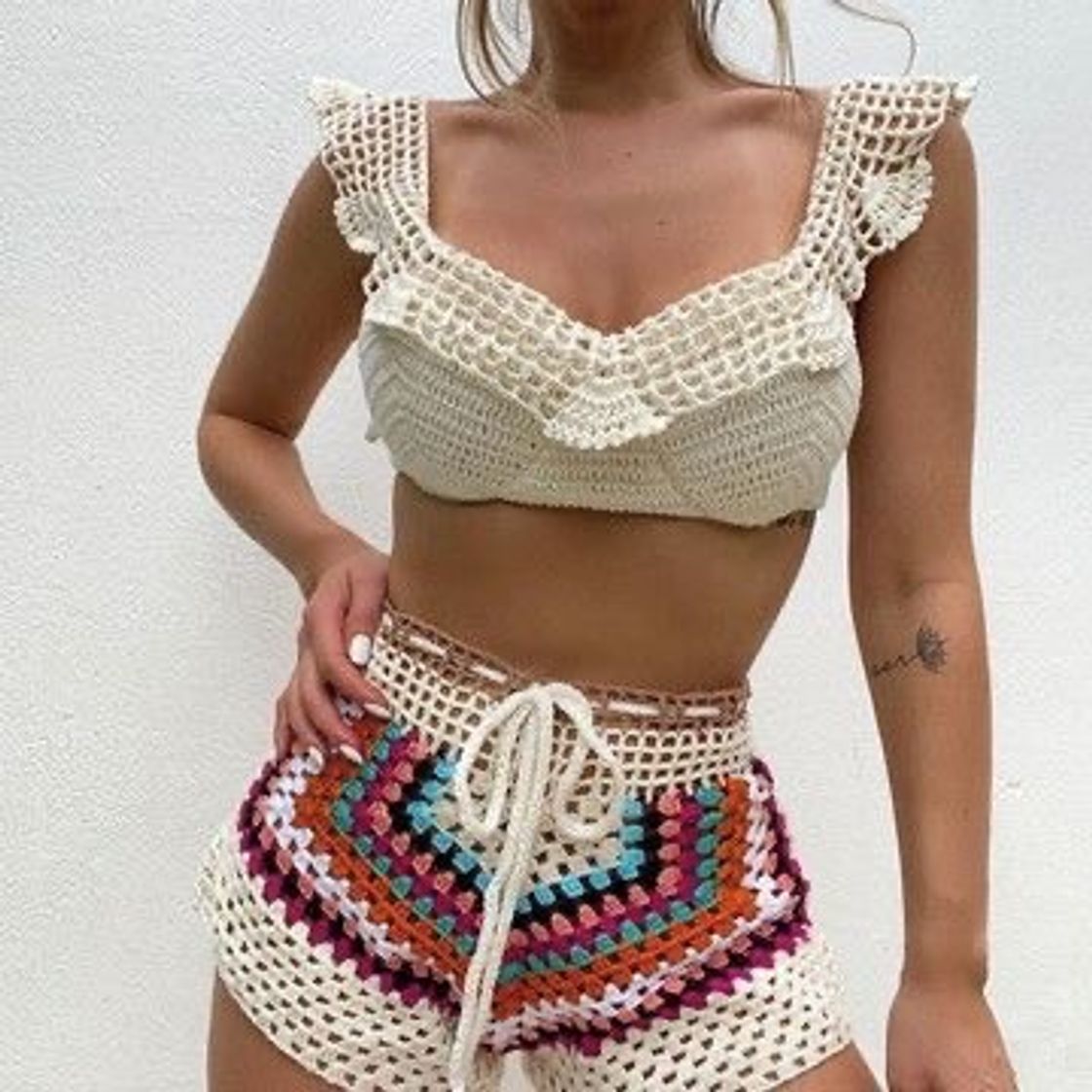 Moda Conjunto crochê 