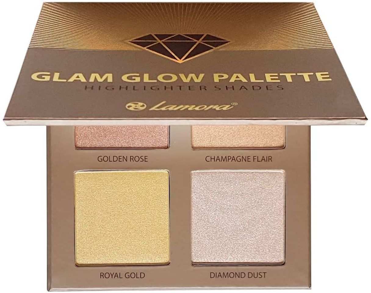 Social Mimore Polvo iluminador Diamante Highlight Paleta de resaltado Resplandor de maquillaje facial