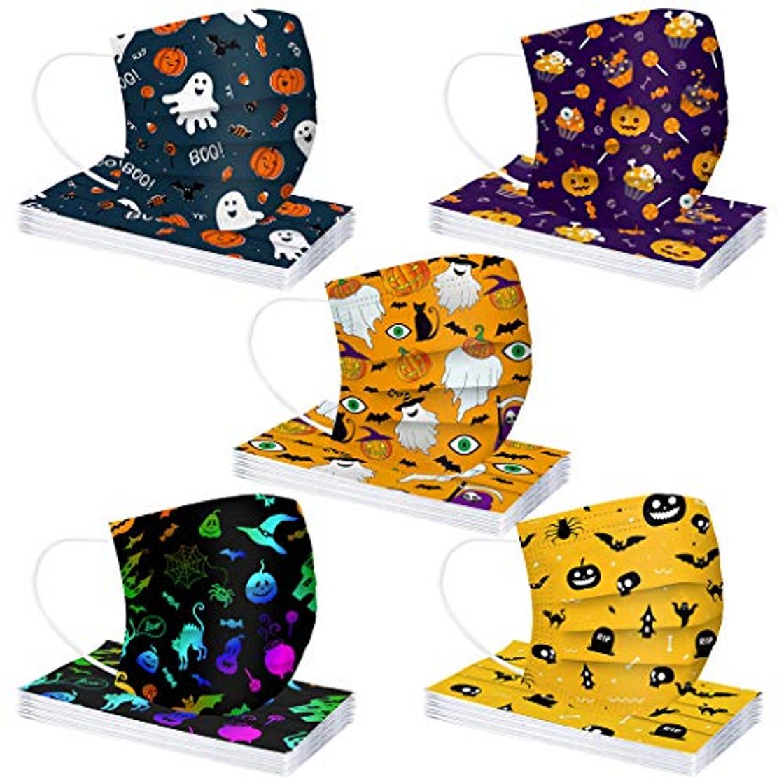 Product MaNMaNing Niños Protección 3 Capas Transpirables con Elástico para Los Oídos Pack