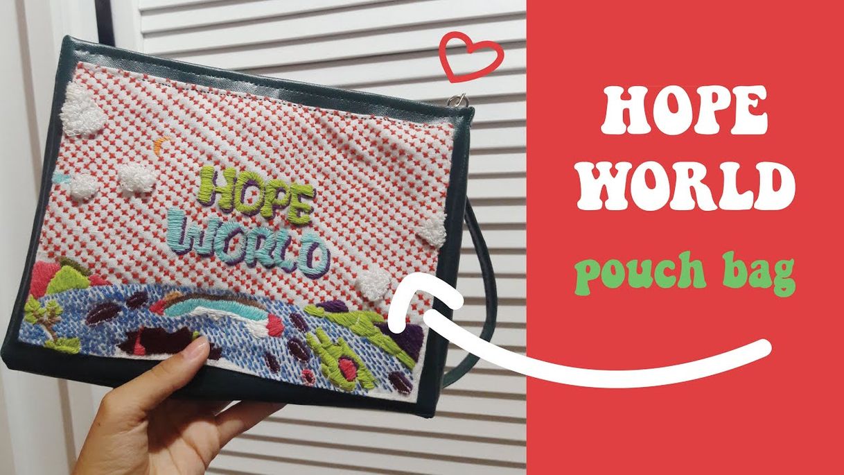 Fashion HOPE WORLD BORDADO POUCH BAG 