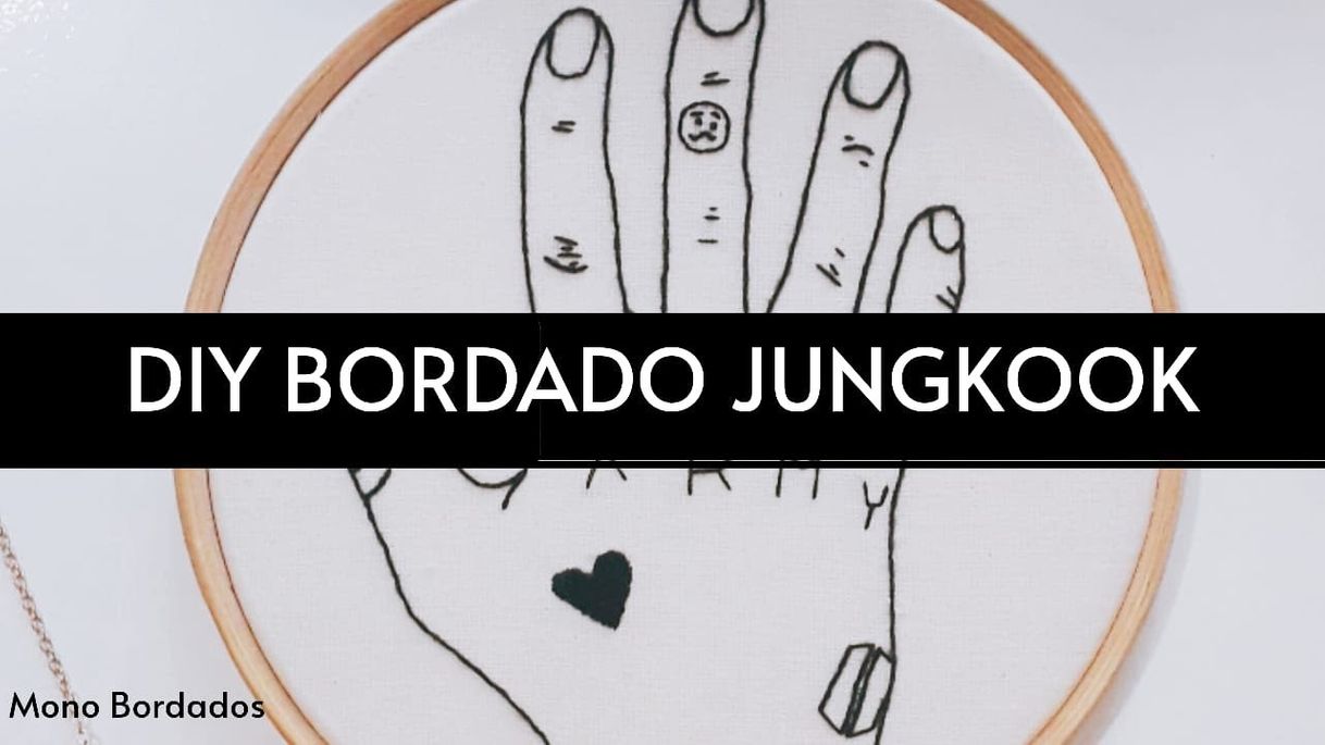 Fashion DYI Bordado Jungkook [Embroidery #8] 