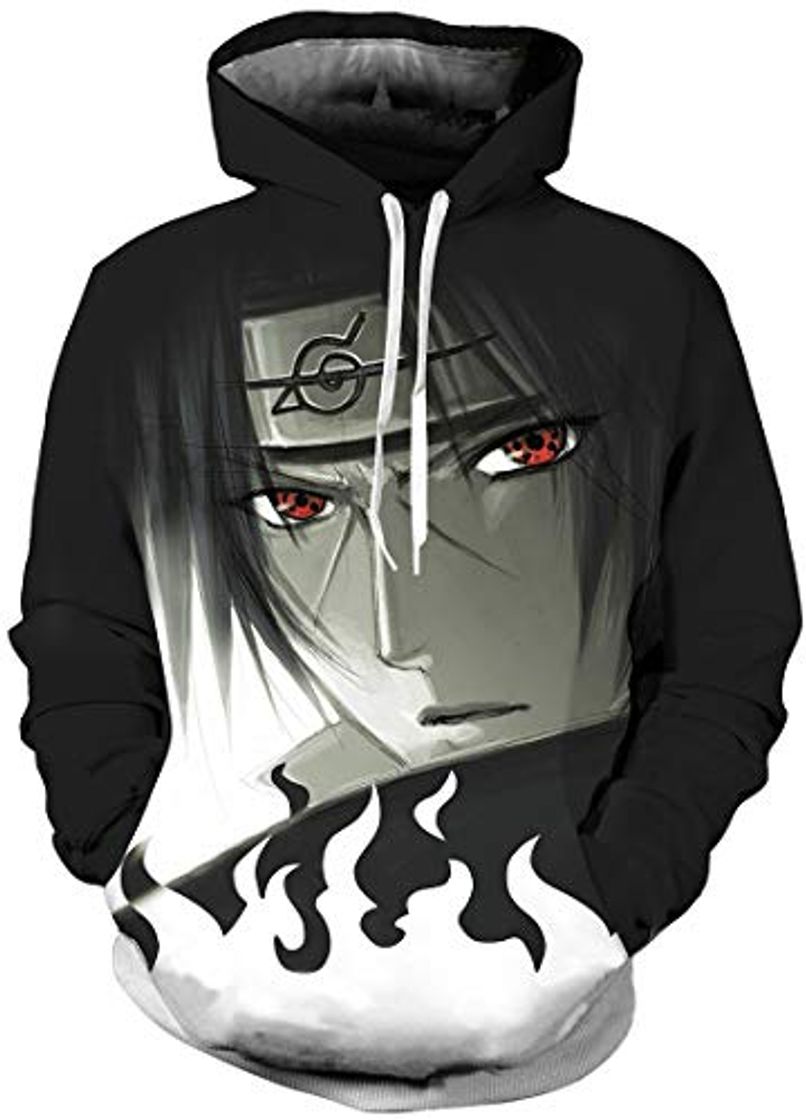 Moda PANOZON Sudaderas Hombre Naruto Ninja Chaqueta con Capucha Camiseta Naruto Manga Larga