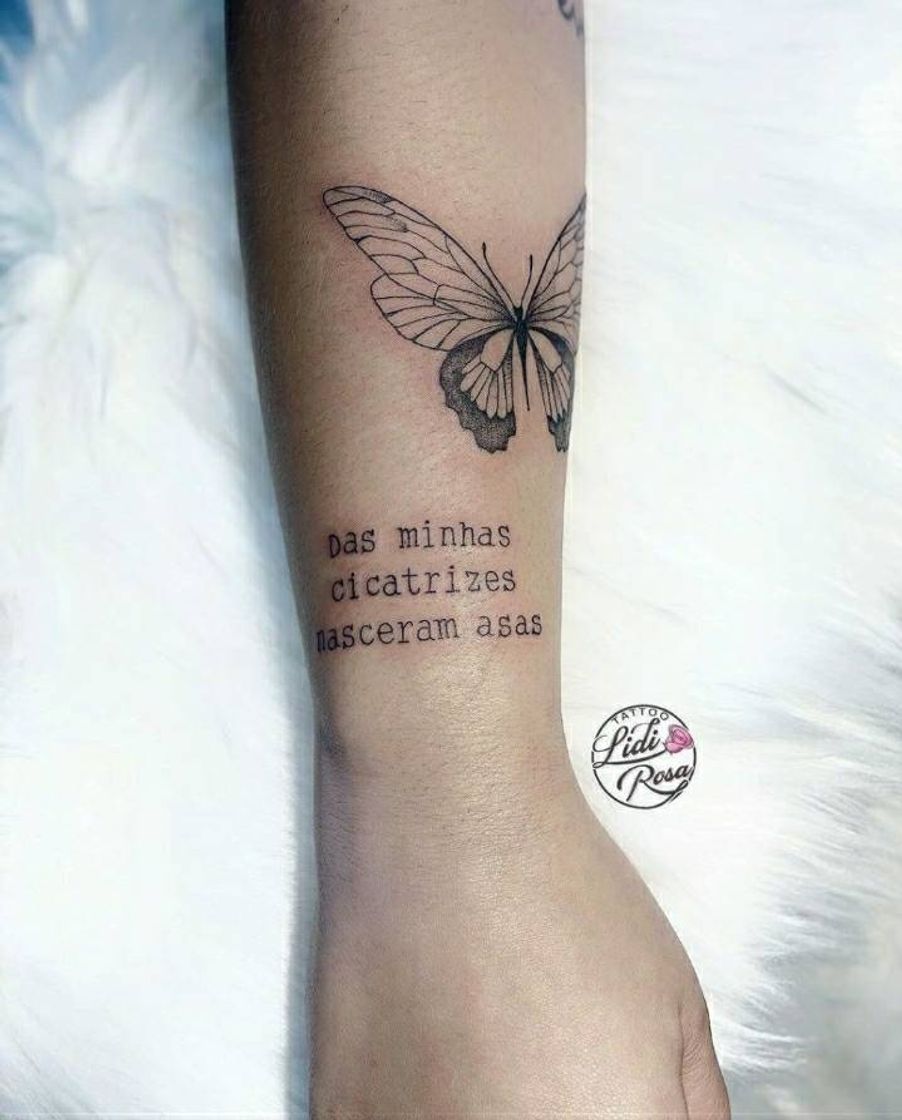 Fashion Tattoo de borboleta