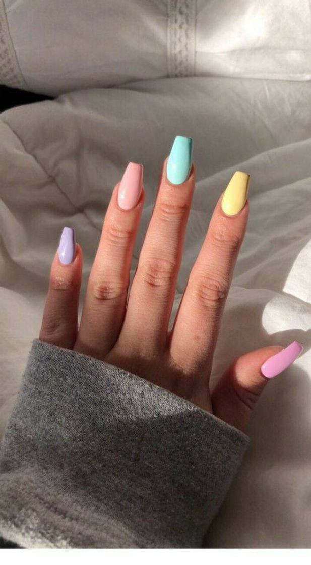 Fashion Rainbow Nails