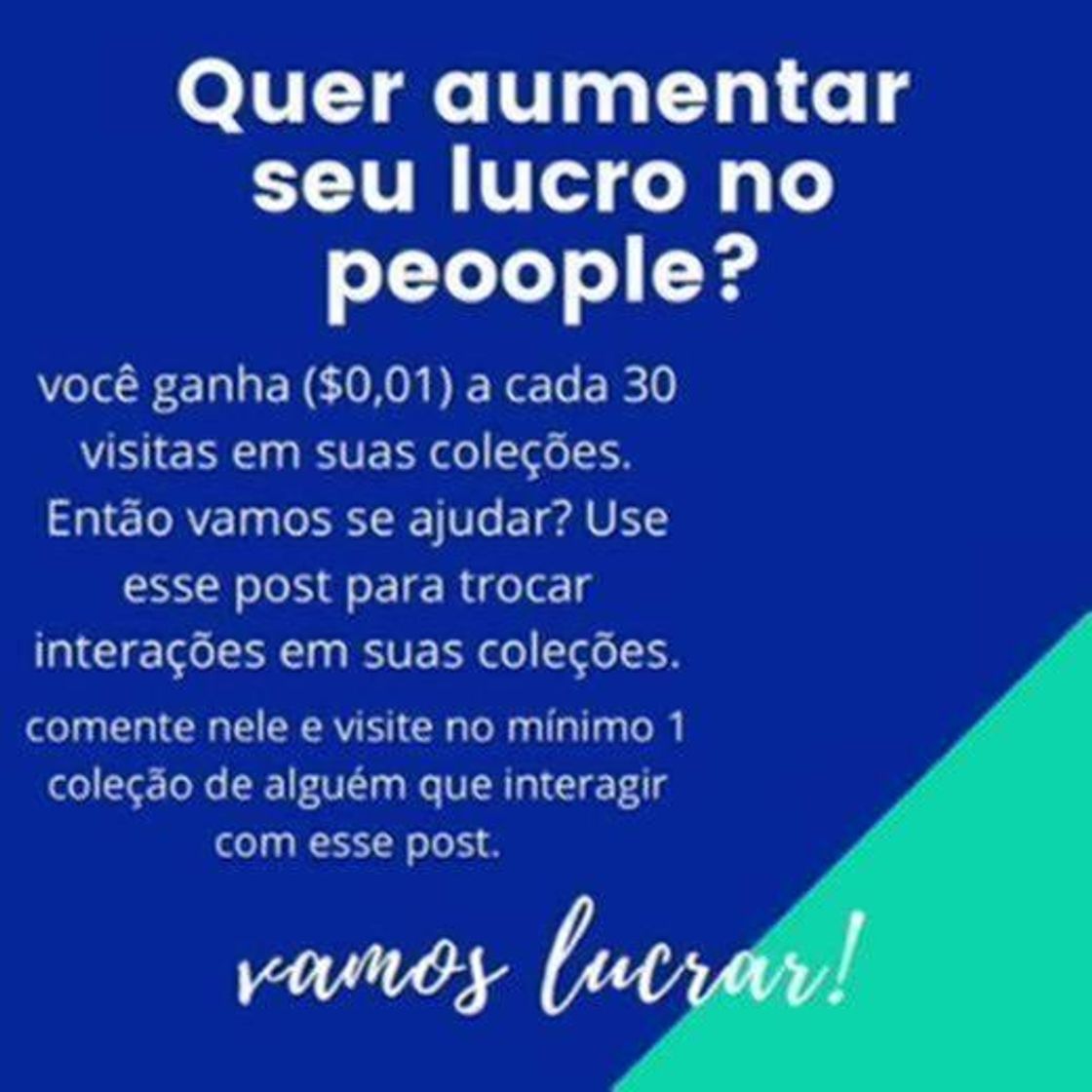 Social VAMOS LUCRAR! 🤑