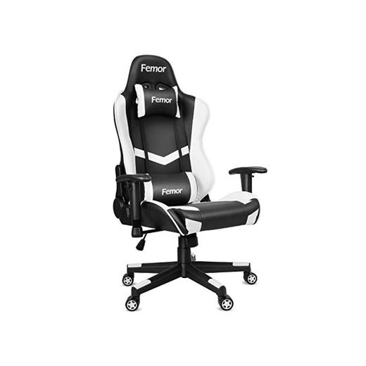 Femor Silla Gaming, Silla gamer de Escritorio de Oficina, Silla de Ergonómica