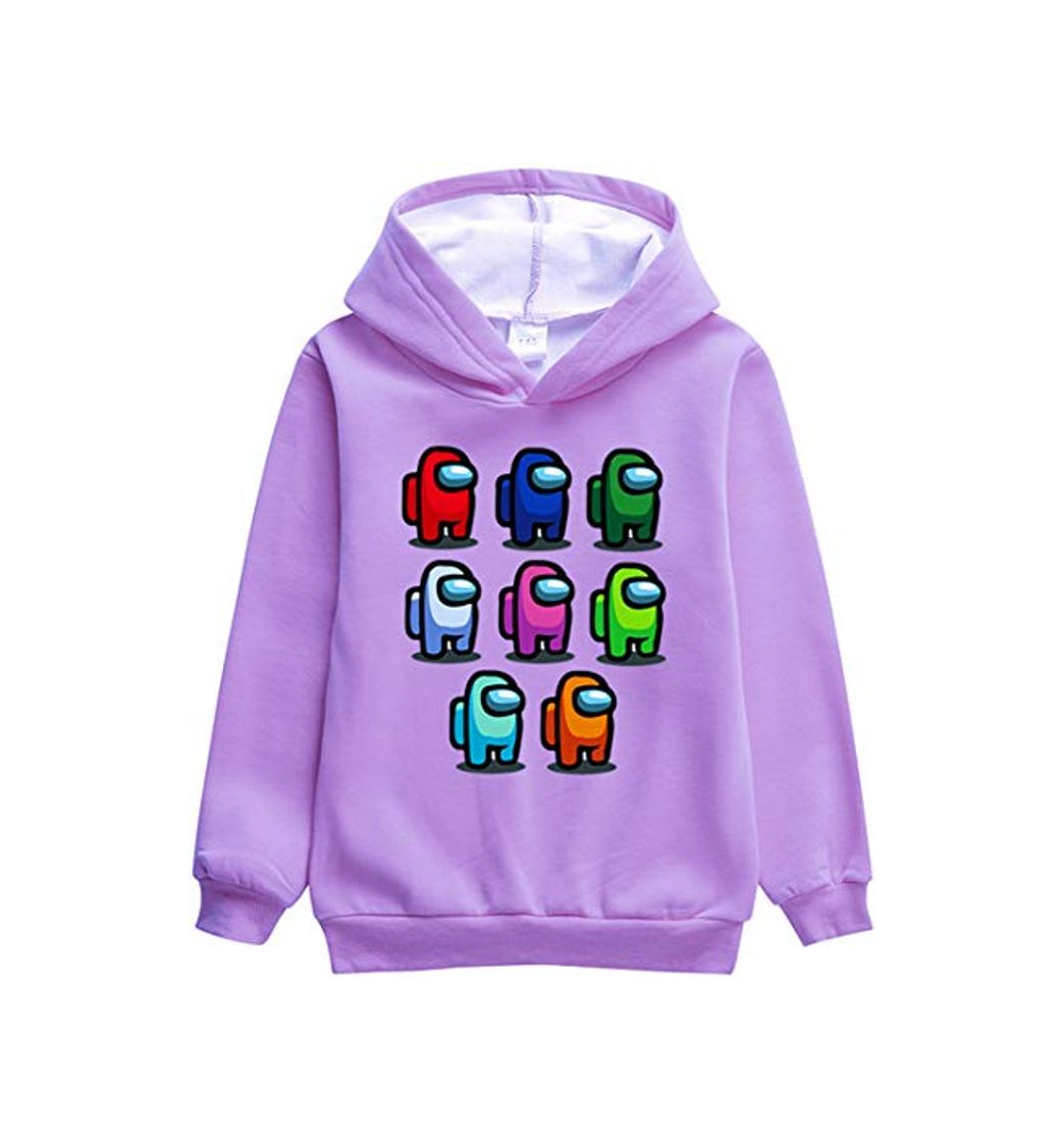 Fashion Chaos World Among us Niños Jovenes Sudadera Manga Larga Hoodie con Capucha