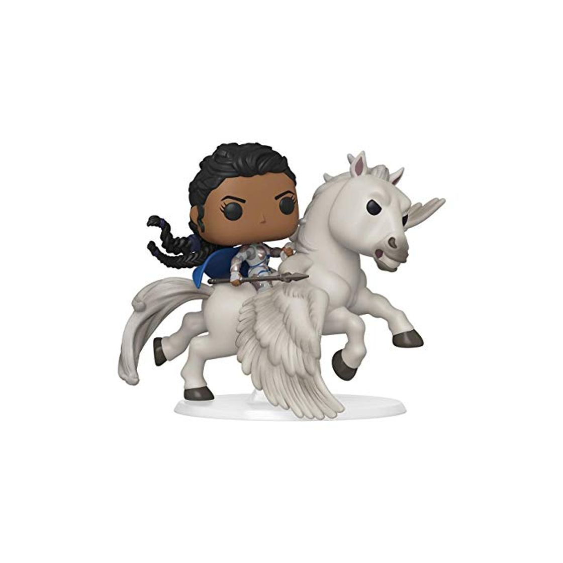 Product Funko- Pop Ride: Avengers Endgame-Valkyrie on Horse Figura Coleccionable, Multicolor