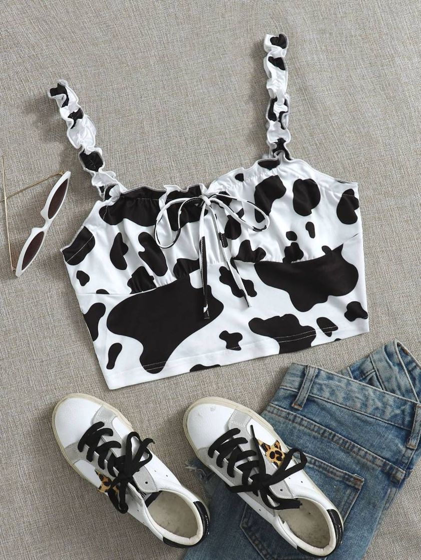 Fashion Cropped de vaquinha🐄🐮