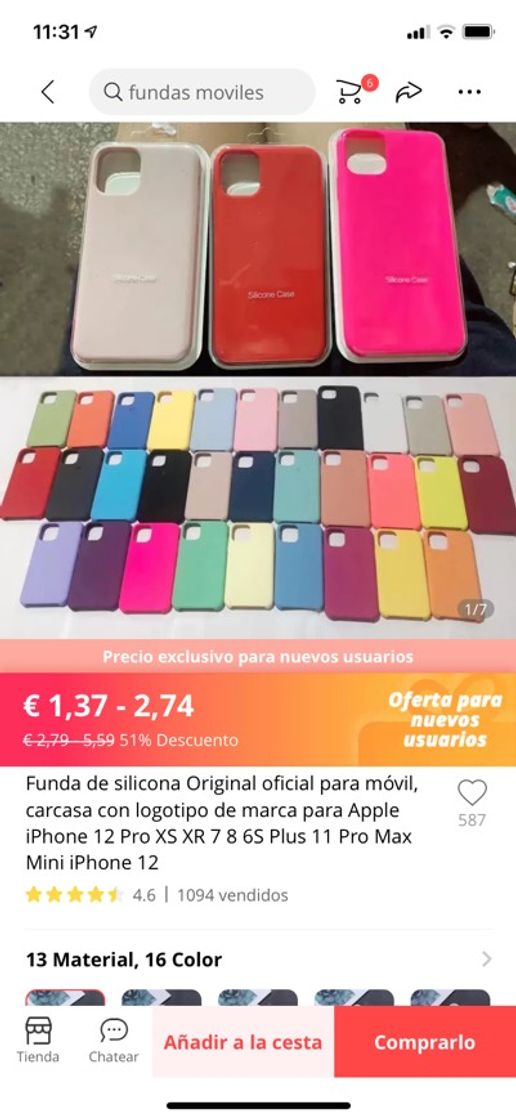 Producto Funda Apple