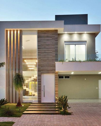 Esse tipo de fachada de casa é muito linda e moderna 