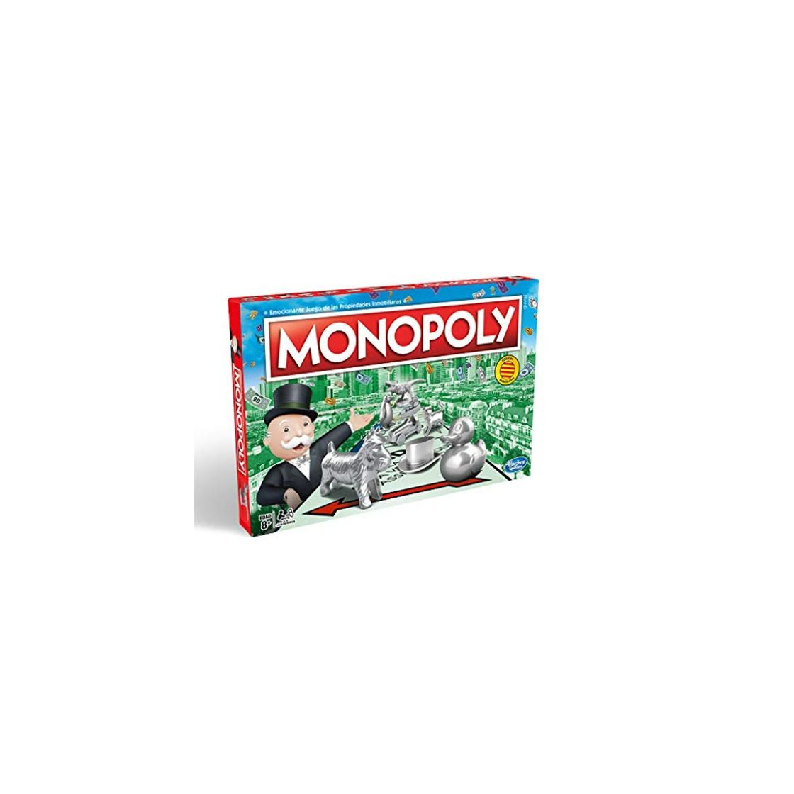 Social Hasbro Gaming Monopoly - Juego de las Propiedades Inmobiliarias, Edición Cataluña, Calles