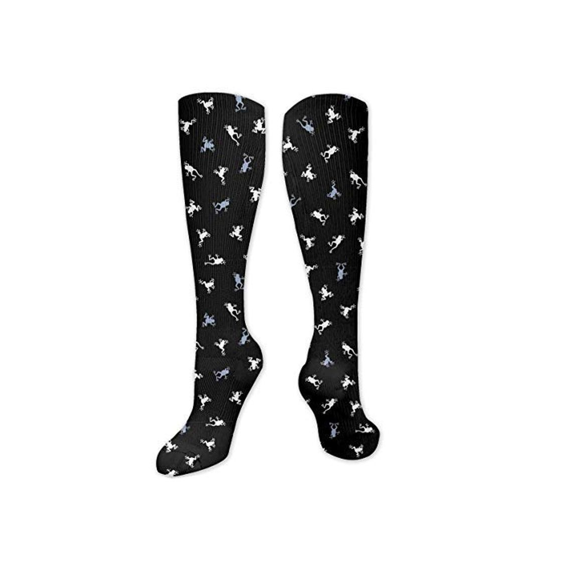 Moda Drempad Frog Illustration Calcetines de Vestir Divertidos Unisex Crew Socks Calcetines Largos 50CM