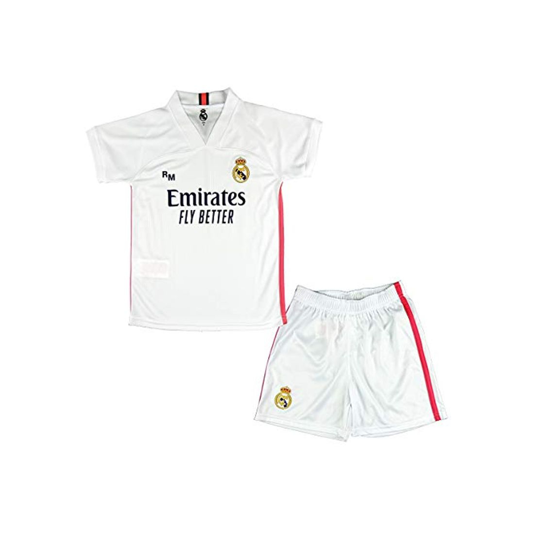 Product Real Madrid CF Conjunto Camiseta y Pantalón Infantil Primera Equipación Temporada 2020-21