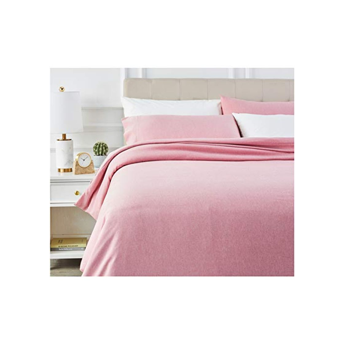 Product Amazon Basics - Juego de ropa de cama con funda de edredón,