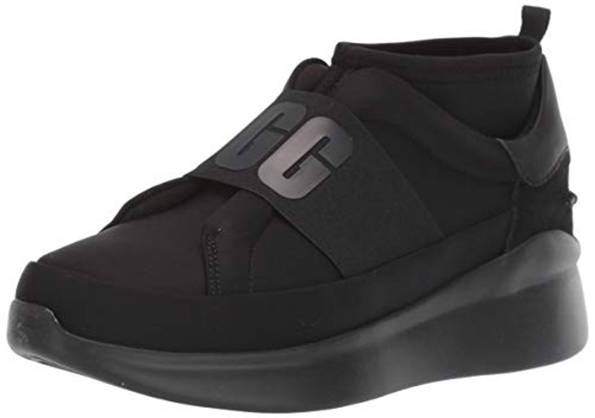 Fashion UGG Female Neutra Sneaker Shoe, Black/Black, 7