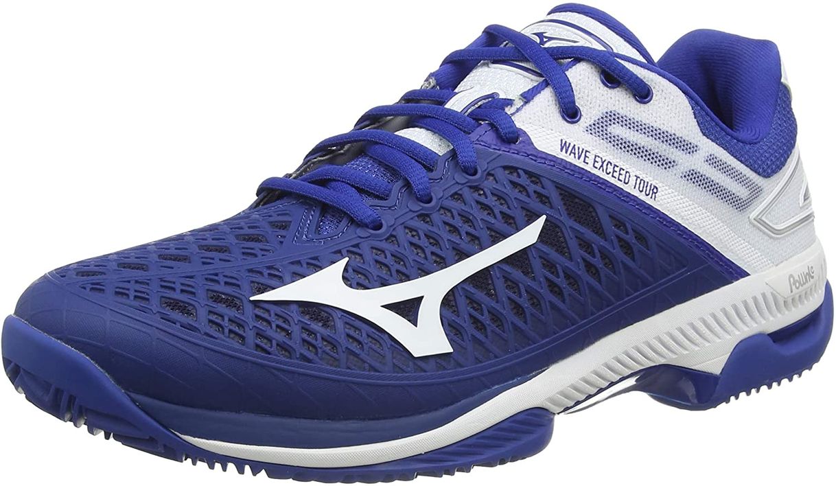 Social Mizuno Wave Exceed Tour 4 AC, Zapatillas de Tenis Unisex Adulto, Blanco