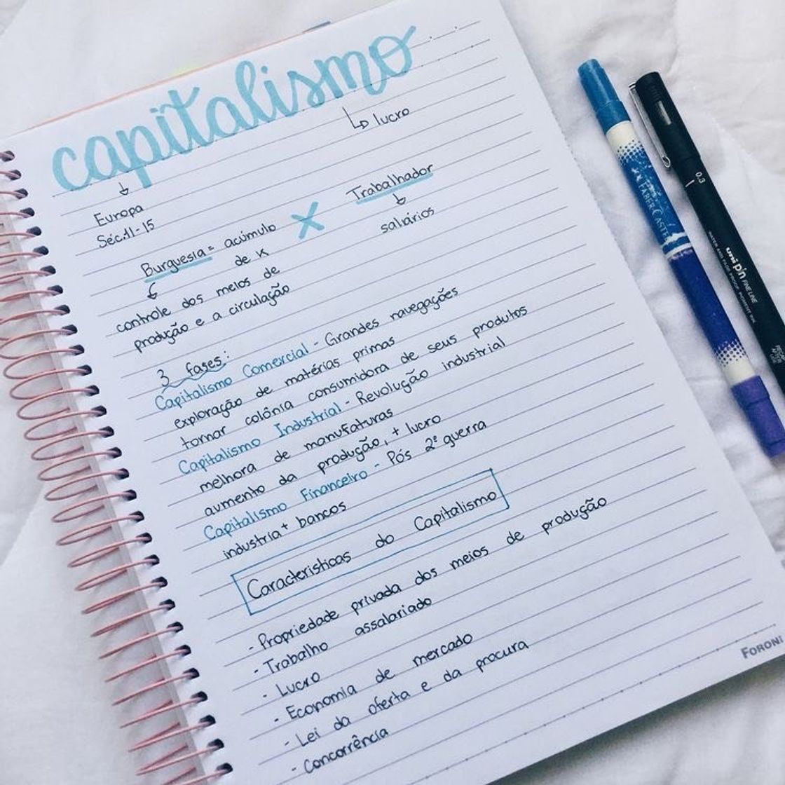 Social Caderno sobre capitalismo 