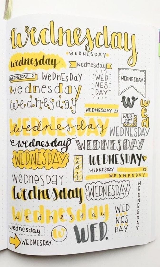 Social Lettering amarelo para títulos 