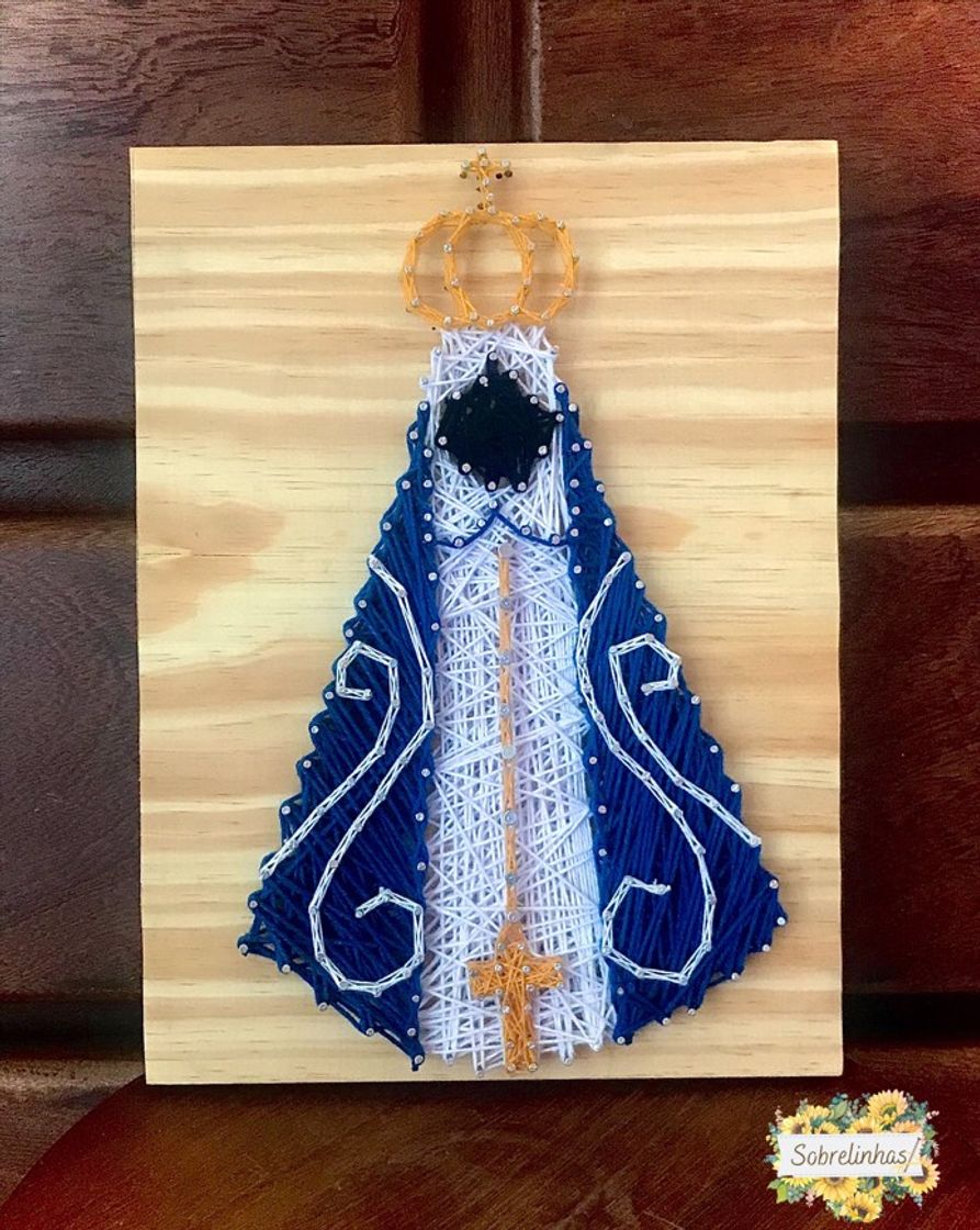 Moda Quadro decorativo Nossa Senhora (String Art)