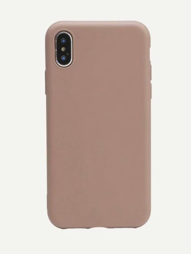 funda iPhone color café integral