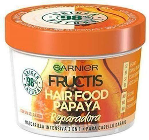 Garnier Fructis Hair Food Papaya Mascarilla 3 en 1-390 ml